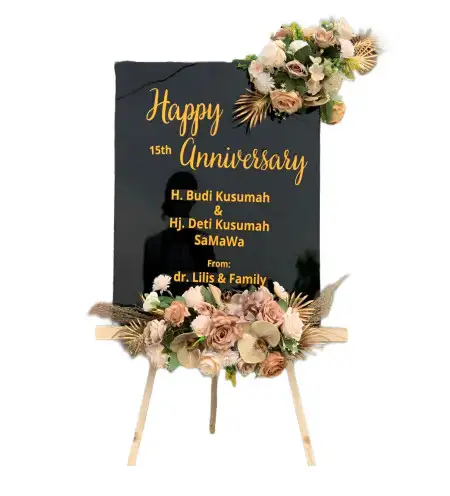 Papan Bunga Akrilik Tangga Takat