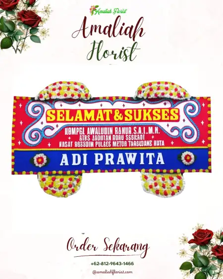 Papan Bunga Ucapan Selamat Tangga Takat