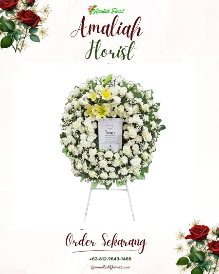 Krans Bunga Duka Tangga Takat